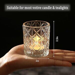 Wedding Centerpieces- Glass Candle Holder 24 pcs